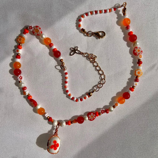 orange blossom necklace